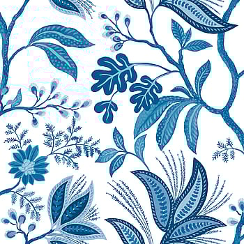 Galerie Wallcoverings Product Code TJ41102 - Mulberry Tree Wallpaper Collection - Blue Colours -  