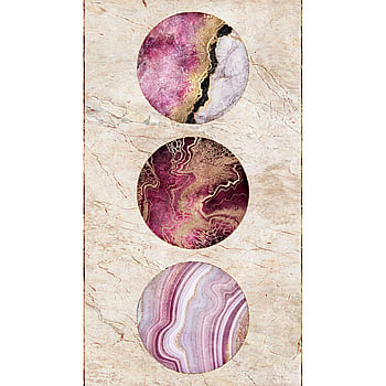 Galerie Wallcoverings Product Code WH45219M - Welcome Home Murals Wallpaper Collection - Beige, Pink, Black Colours -  