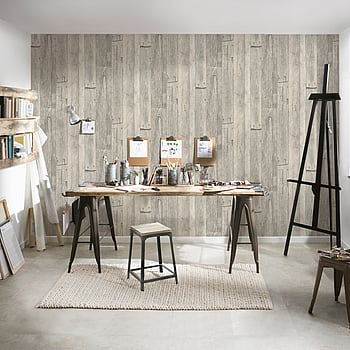 Galerie Wallcoverings Product Code WW22212 - Woods And Wicker Wallpaper Collection - Beige Cream Grey Colours -  
